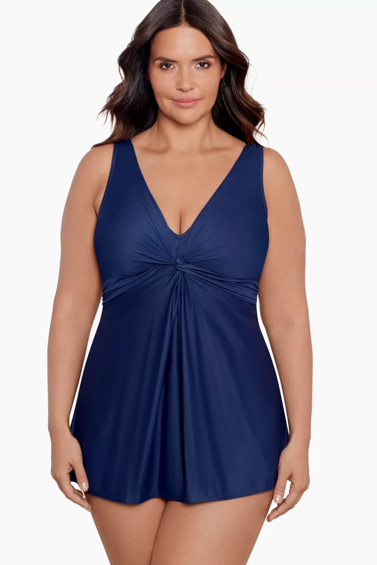 Miraclesuit Plus Size Must Haves Marais One Piece Swim Dress | Women Swim Dress