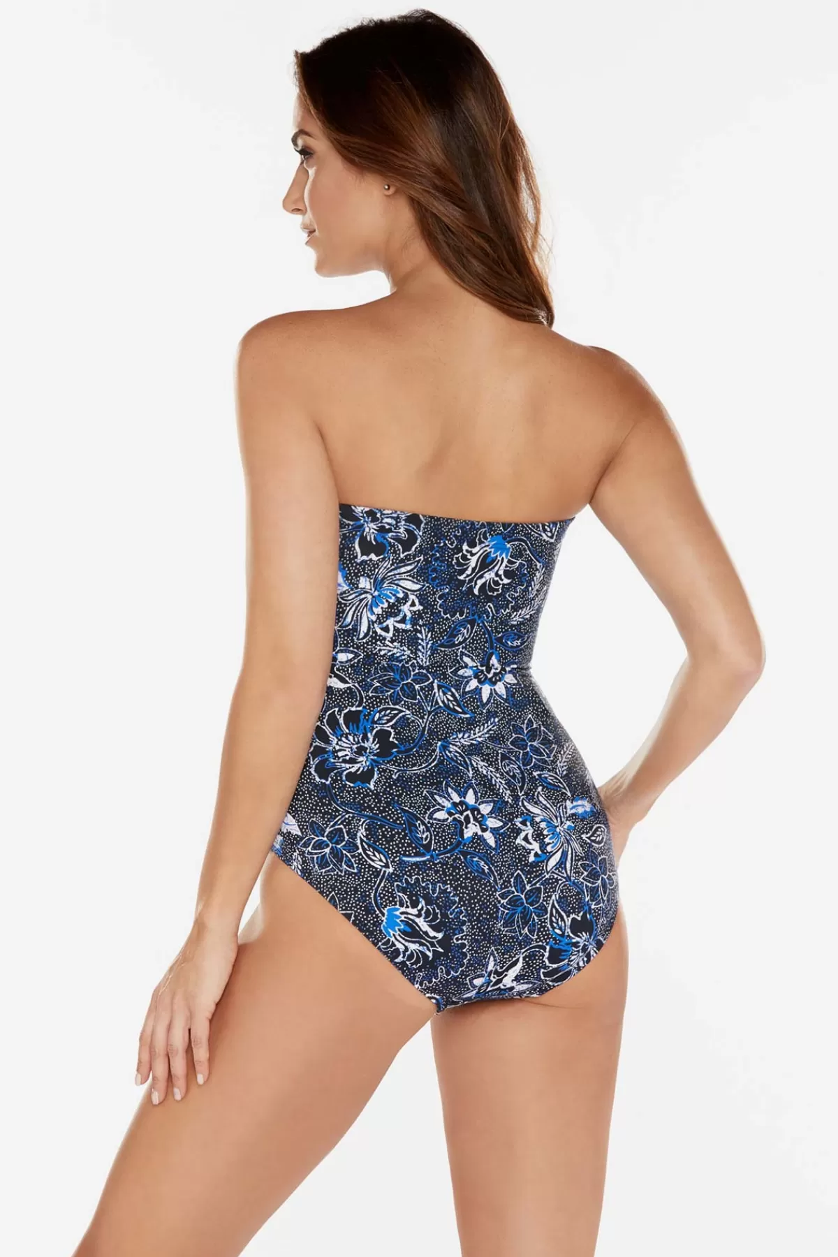 Miraclesuit Provenace D'Ur Avanti Bandeau Long Torso One Piece Swimsuit | Women Bandeau